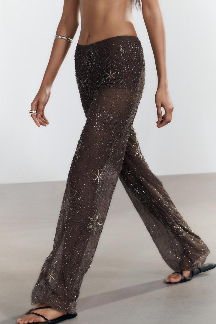 Devora™ | Sequin Festival Trousers