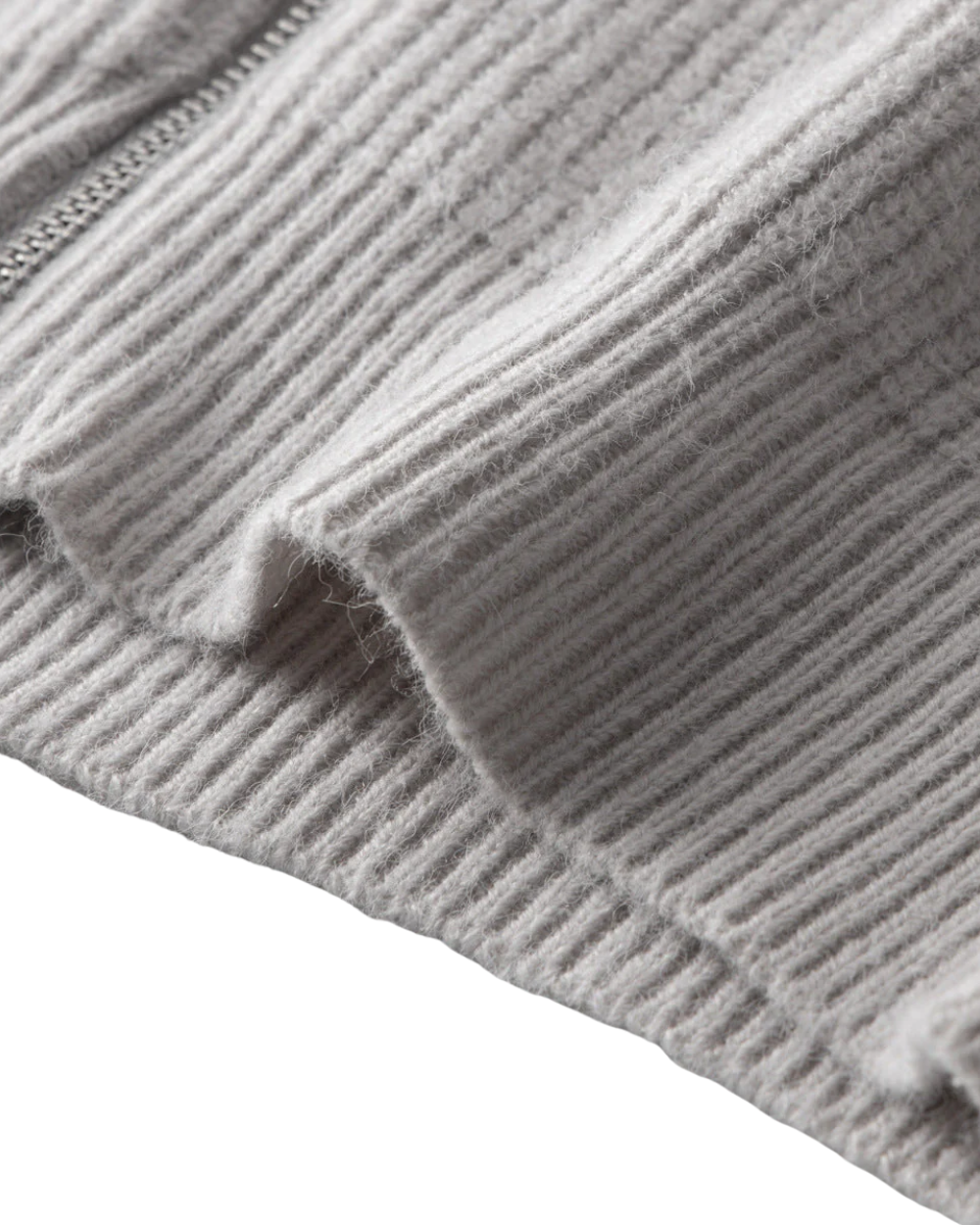 Four Seasons Merino Wool Zipped Cardigan