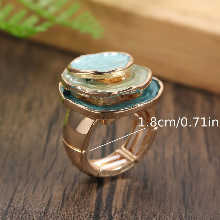 Aylin™ | Boho Stack Statement Ring