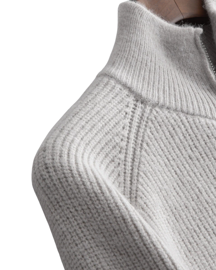 Four Seasons Merino Wool Zipped Cardigan