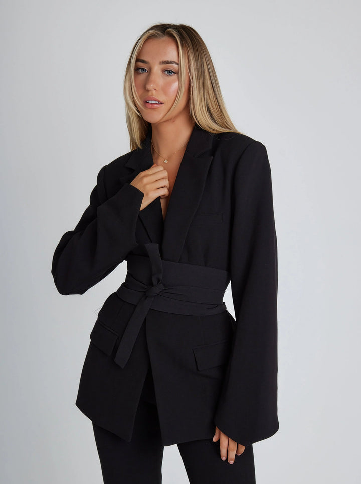 Elena™ | Belted Blazer