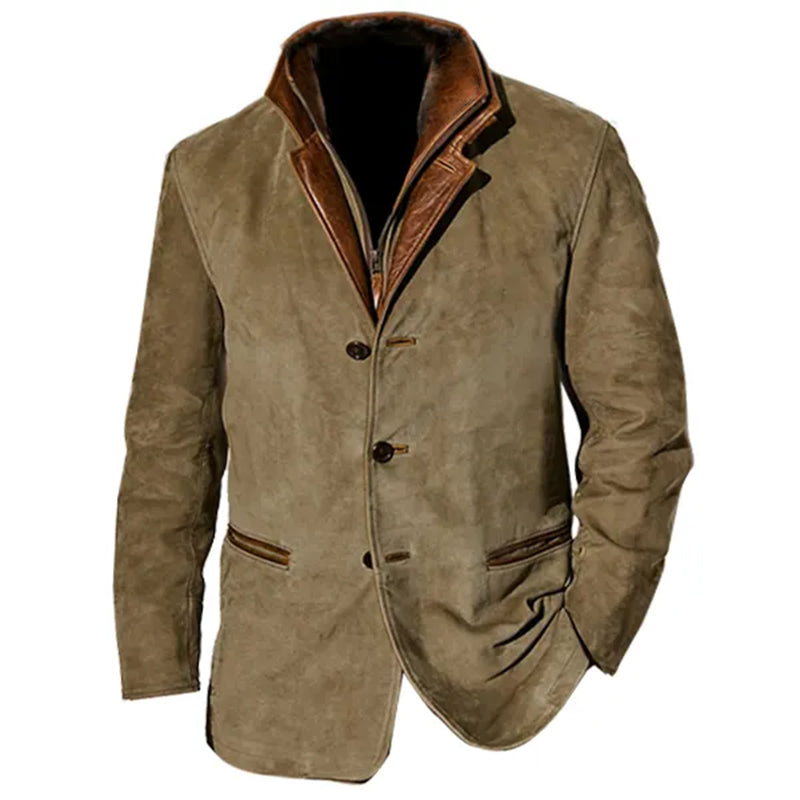 Edison Vintage Buckskin Leather Jacket