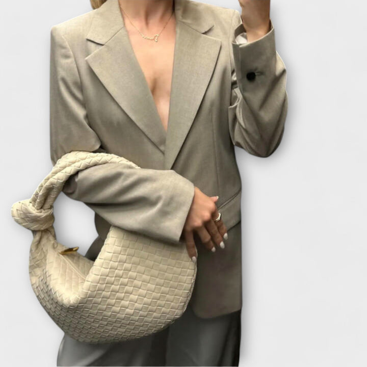 Large Woven Women's Handbag