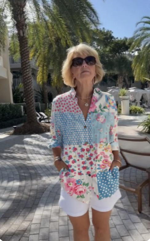 Maia | Floral Summer Blouse