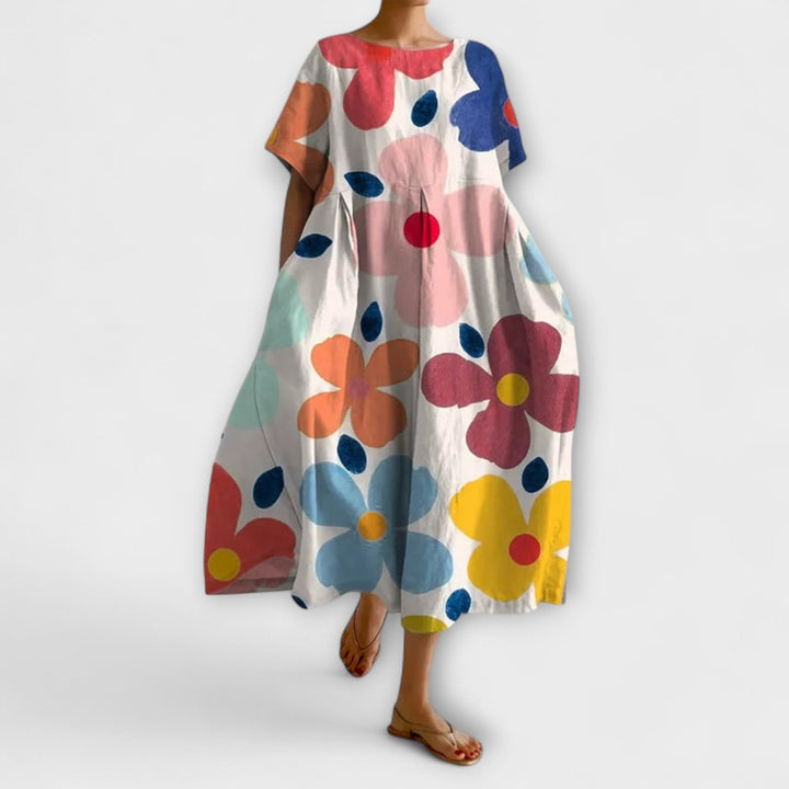 ELIANA - Midi Floral Dress