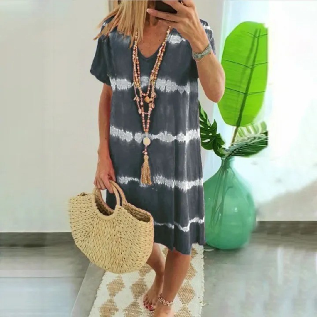 Wilma - Effortless Tie-Dye Dress
