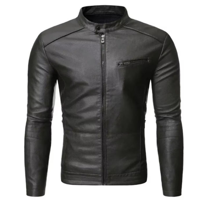 Antoine Elegant Leather Jacket