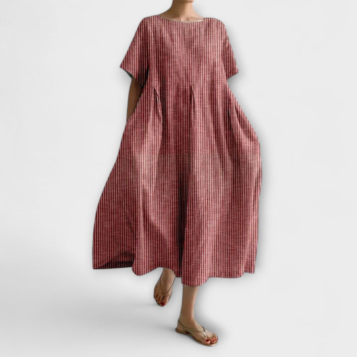 VALENTINA - Flattering Summer Floral Dress