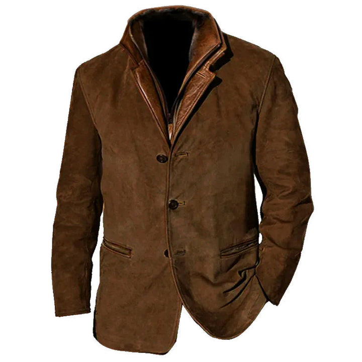 Edison Vintage Buckskin Leather Jacket