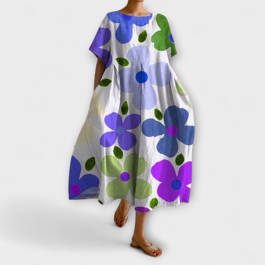 ELIANA - Midi Floral Dress