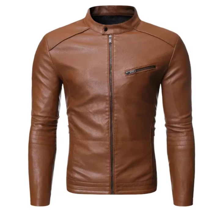 Antoine Elegant Leather Jacket