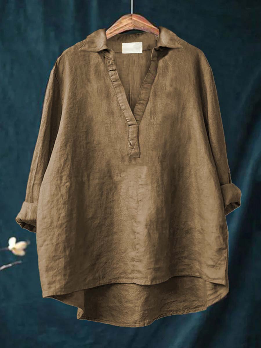 Andrea Linen Blouse
