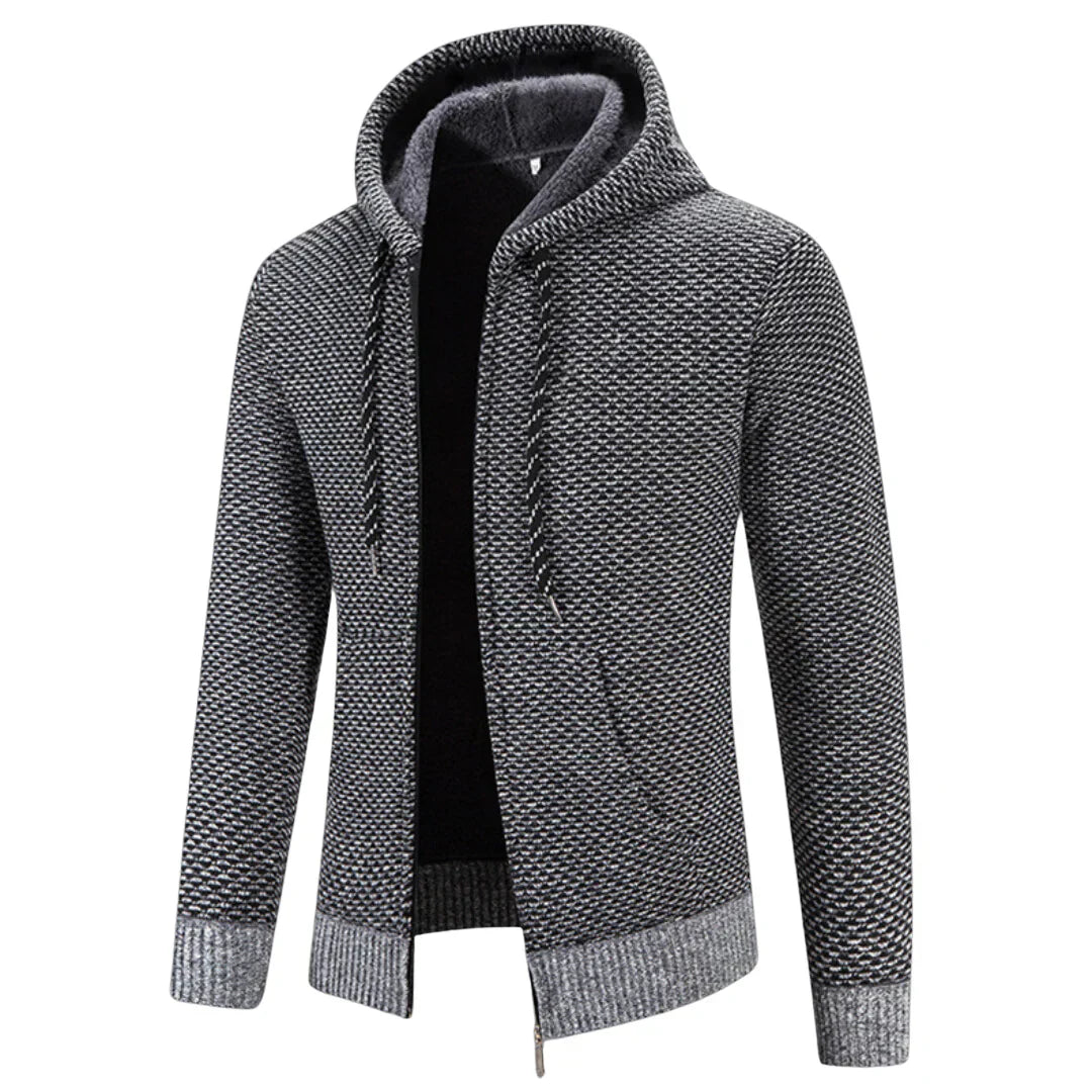 Cesar Knitted Zip Hoodie