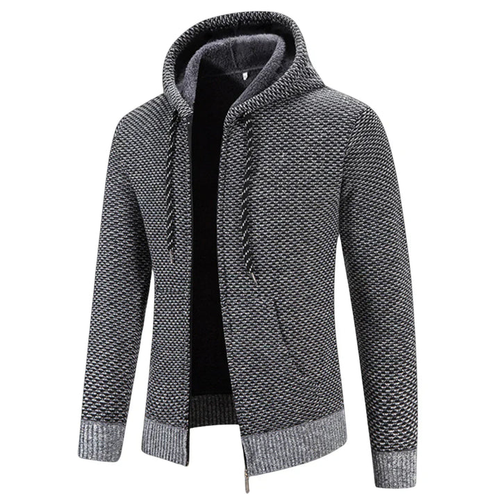 Cesar Knitted Zip Hoodie