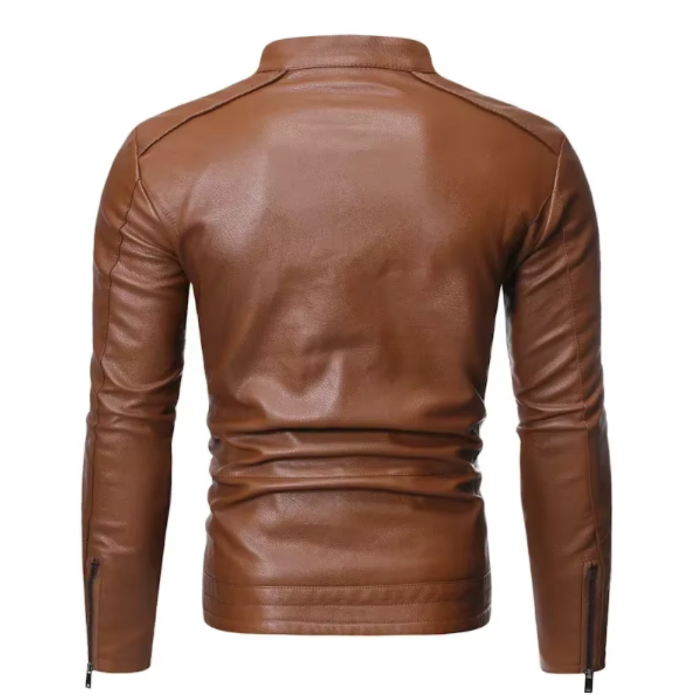 Antoine Elegant Leather Jacket