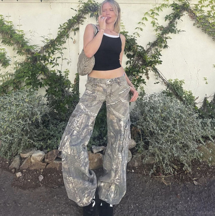 Amorza™ | Camo Cargo Pants