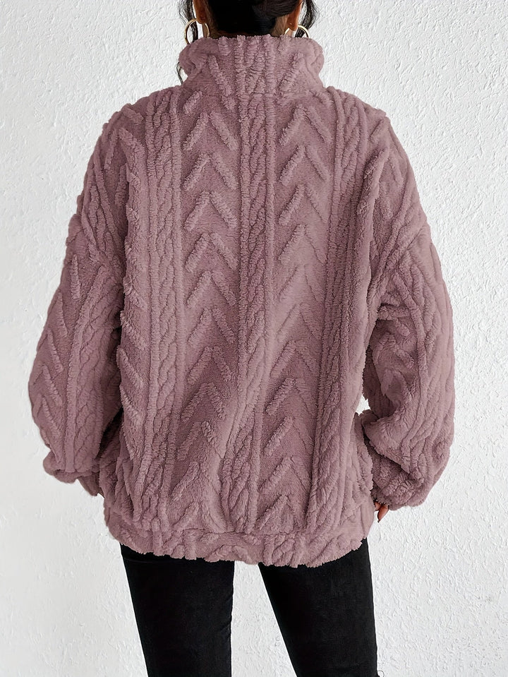 Zoe | Quarter-Zip Sweater