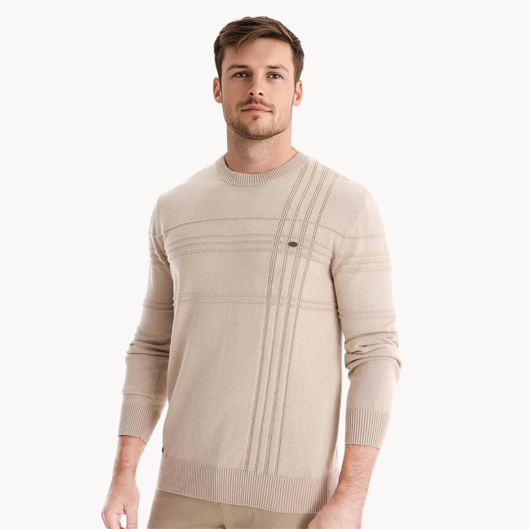 Hunter Textured Knit Crewneck