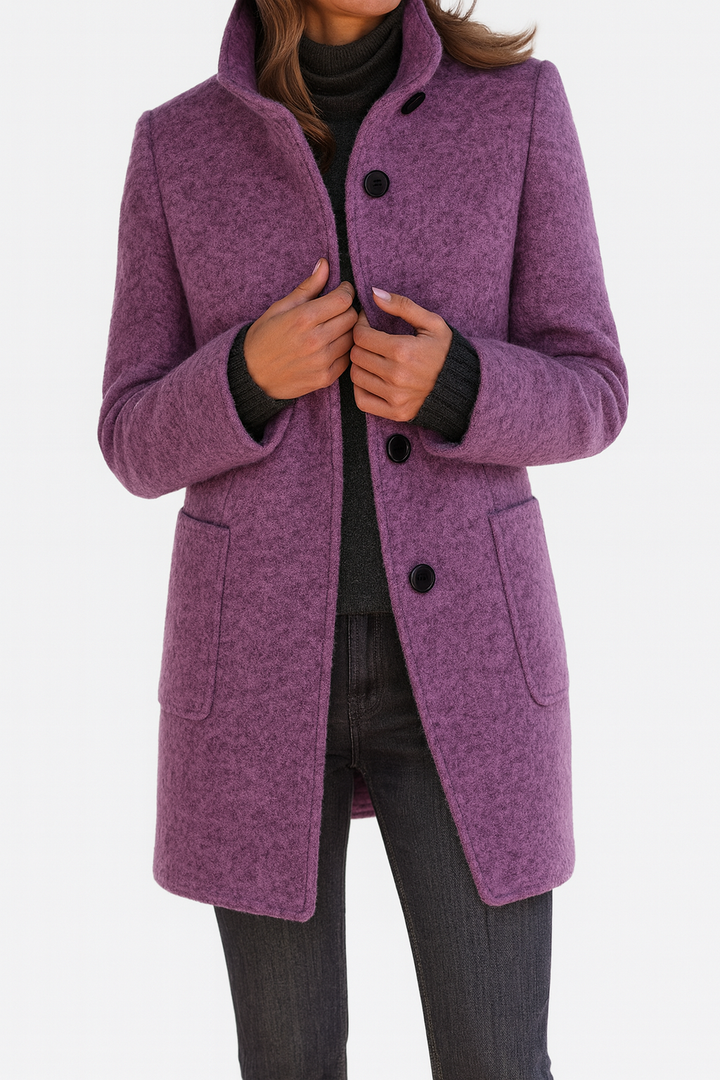 Victoria | Ladies Coat with High Collar