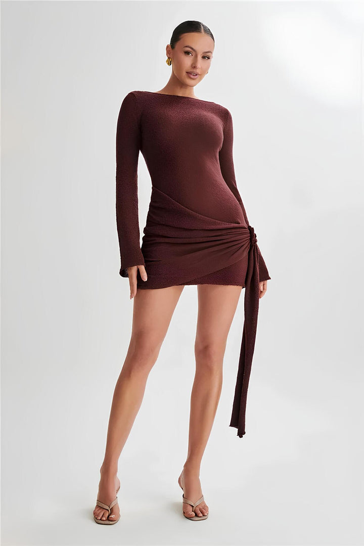 Velquira™ | Scarf Mini Dress