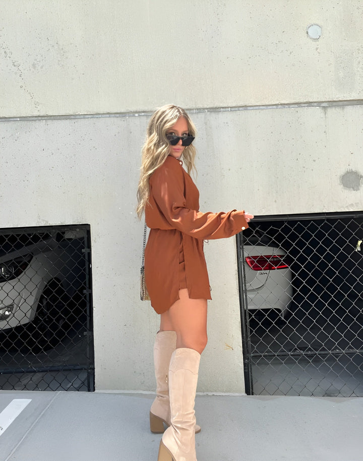 Fara - Chic Romper Dress