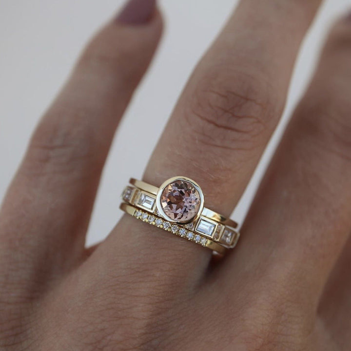 Isadora™ | Inlay Crystal Ring Set