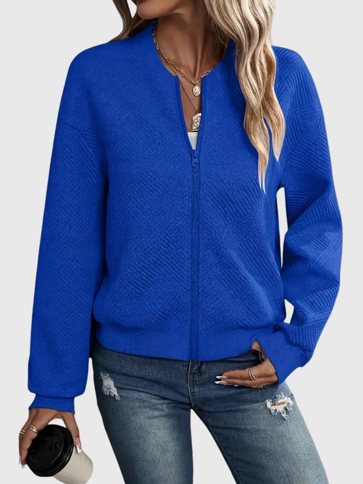 Laurie | Textured Zip Jacket