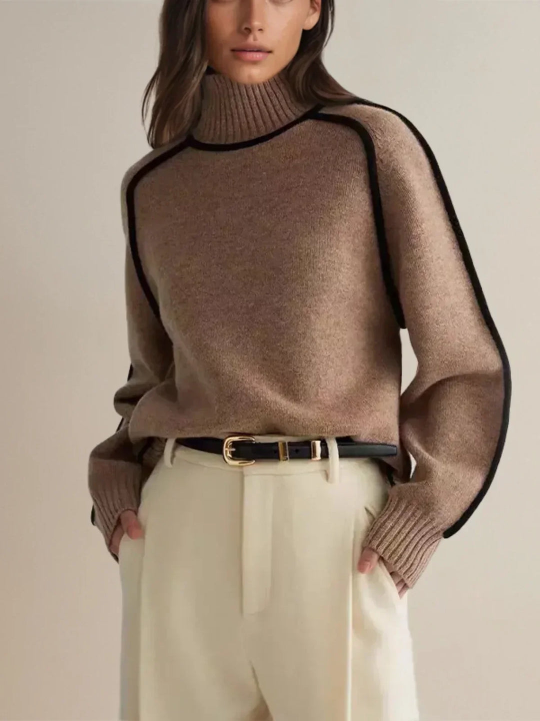Frederique | Elegant Turtleneck sweater