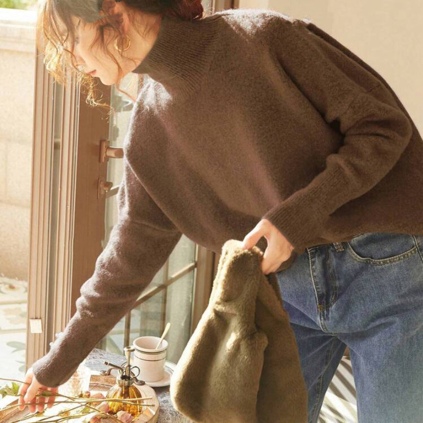 Georga | Casual Turtle Neck Long Sleeve Sweater