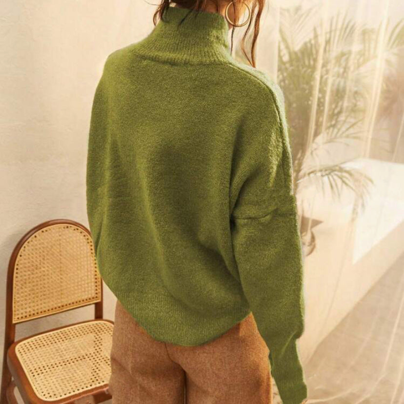 Georga | Casual Turtle Neck Long Sleeve Sweater