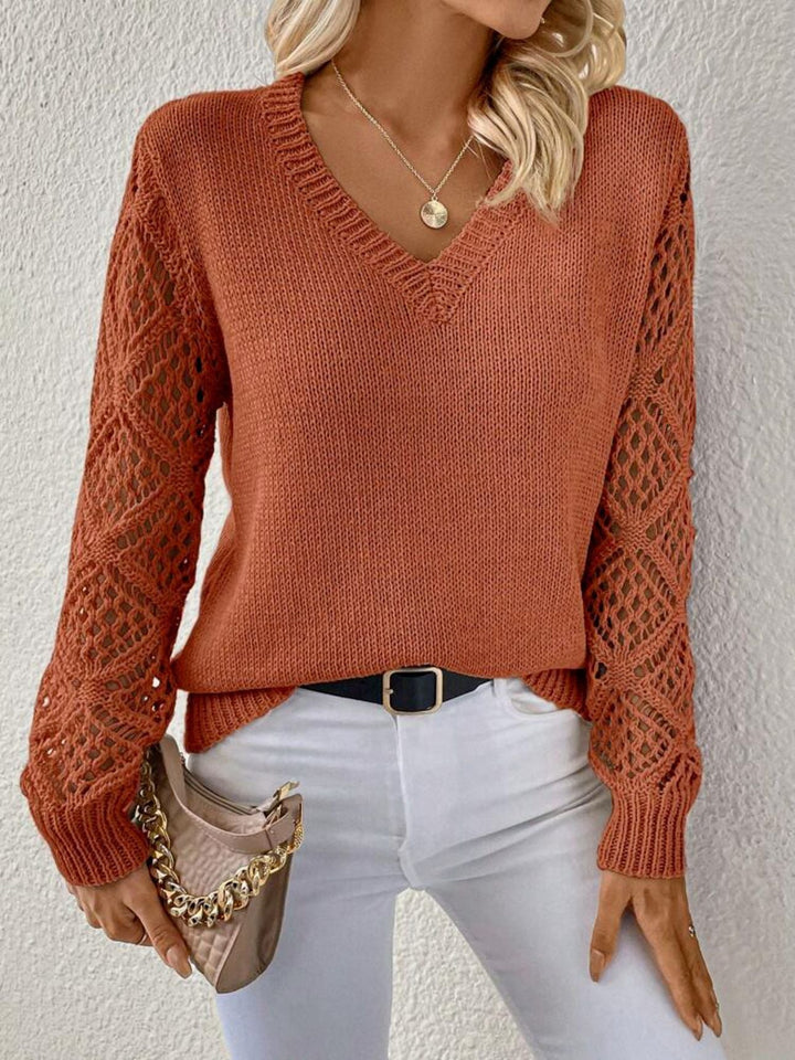 Addison | Soft V-neck Sweater