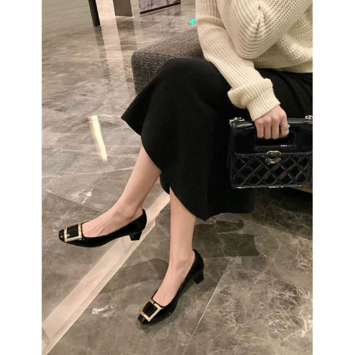 Teona™ | Elegant square-toe sandals with a mid-heel for a refined style.