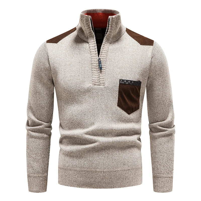 Lucius Quarter Zip Knit