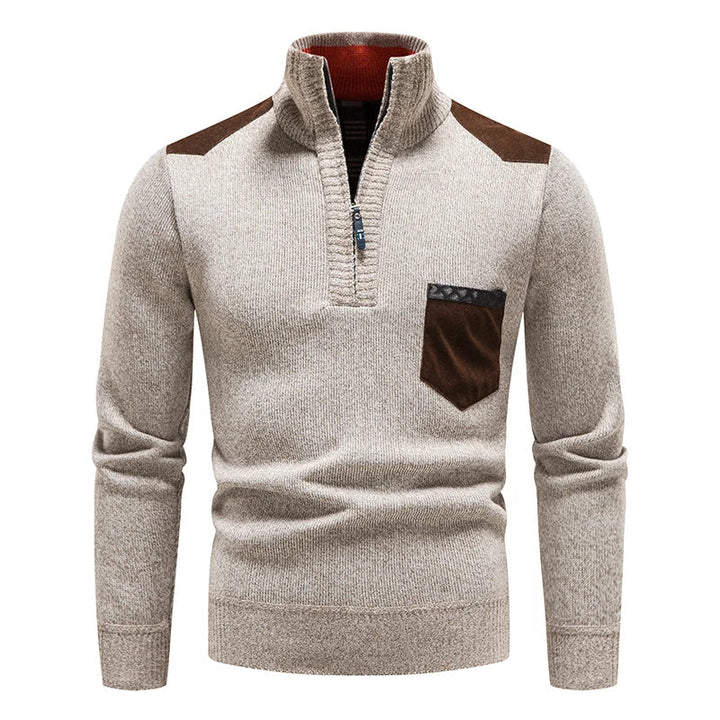 Lucius Quarter Zip Knit