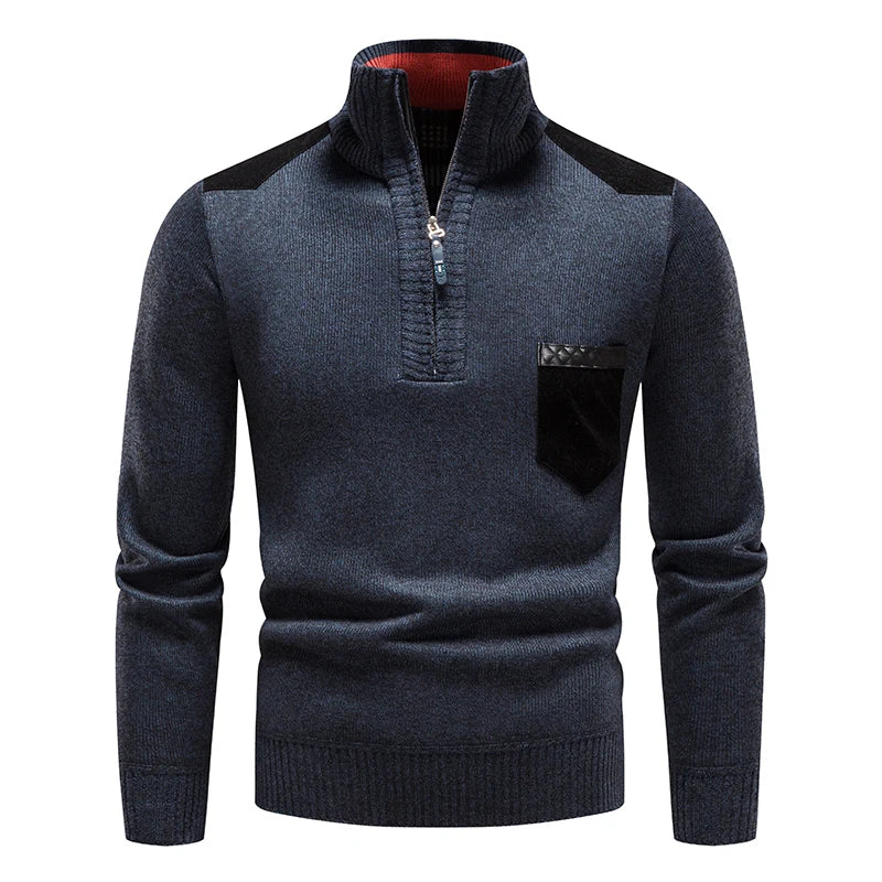 Lucius Quarter Zip Knit