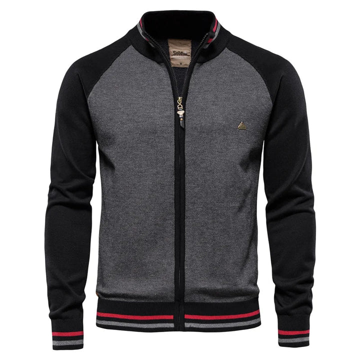 Caleb Premium Zip Knit Jacket