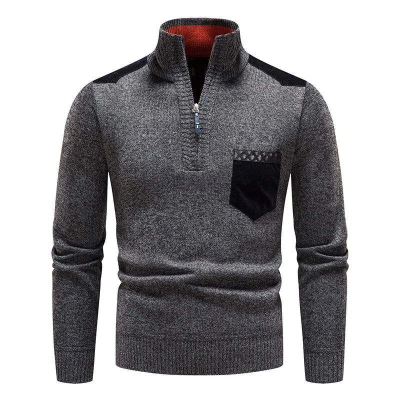 Lucius Quarter Zip Knit