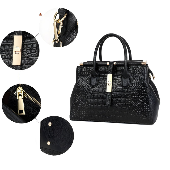 Elysian Croc Handbag
