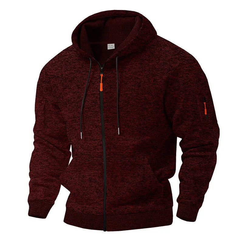 Manhattan Zip Hoodie In Cotton