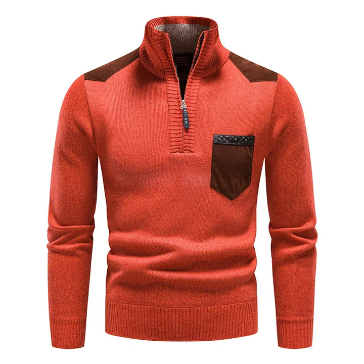 Lucius Quarter Zip Knit