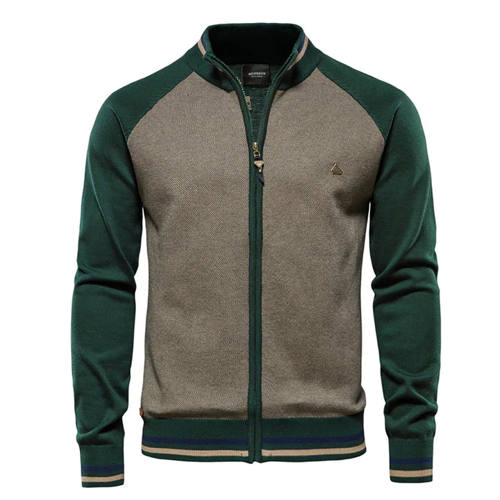 Caleb Premium Zip Knit Jacket