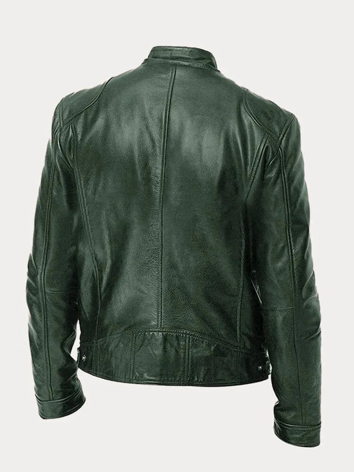 Classic Leather Biker Jacket