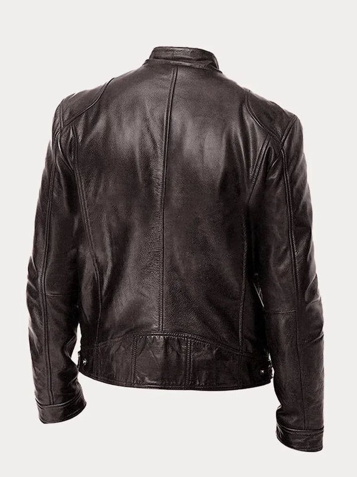 Classic Leather Biker Jacket
