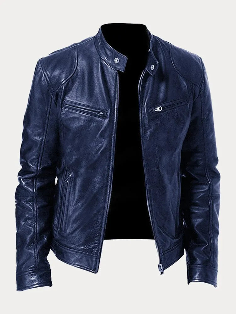 Classic Leather Biker Jacket