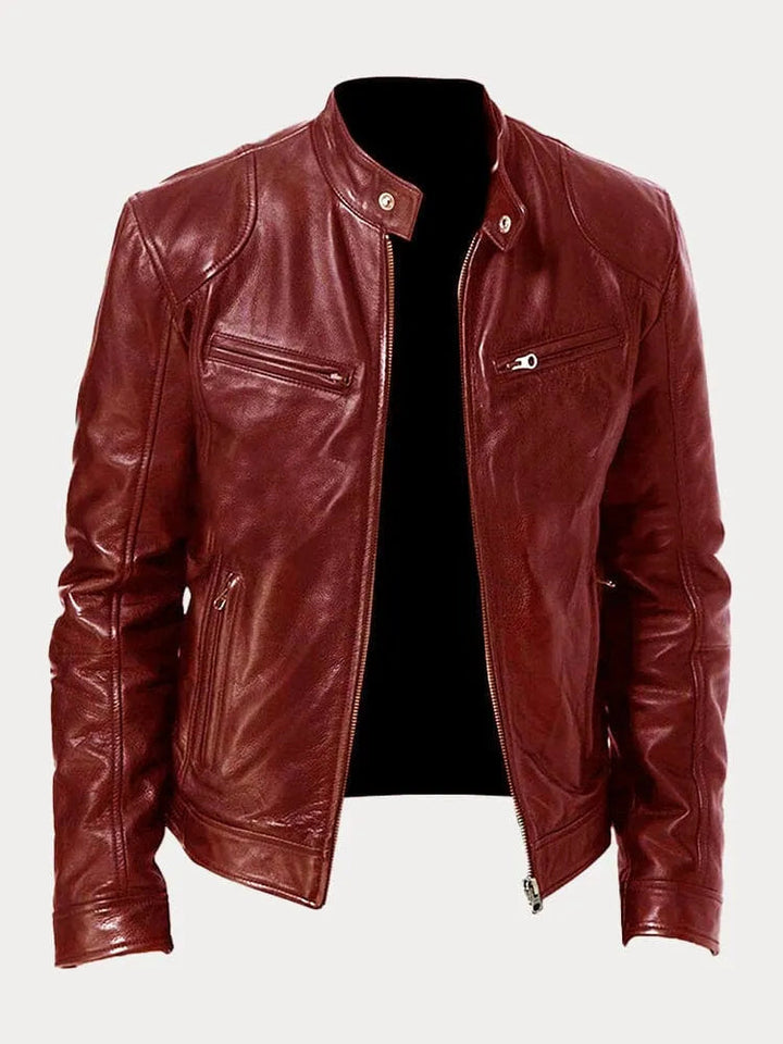 Classic Leather Biker Jacket