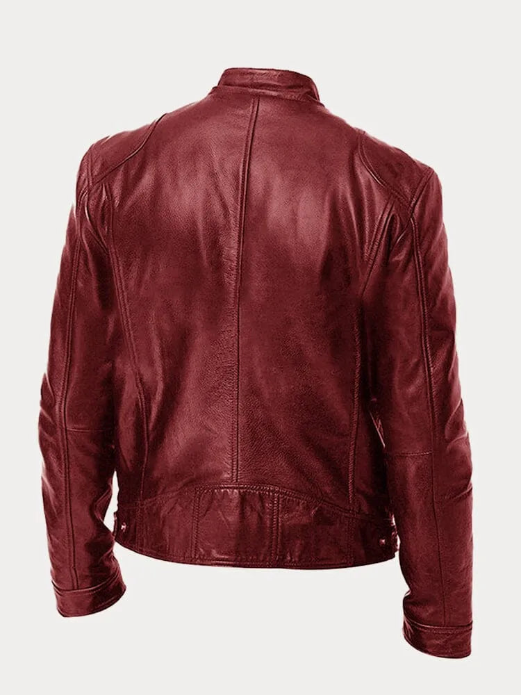 Classic Leather Biker Jacket