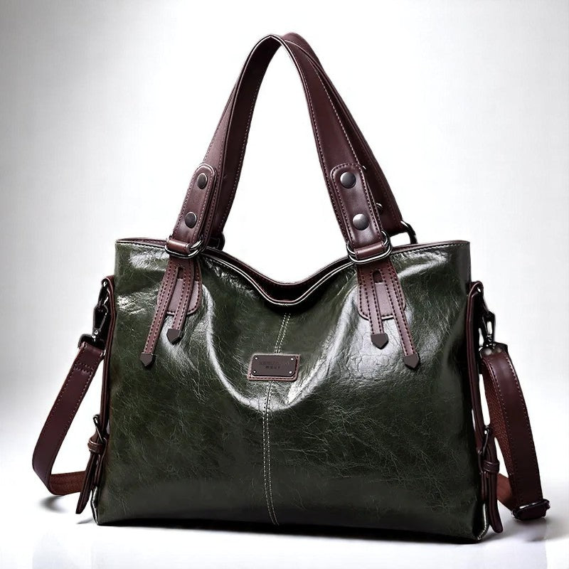Refined Soft Leather Tote Bag