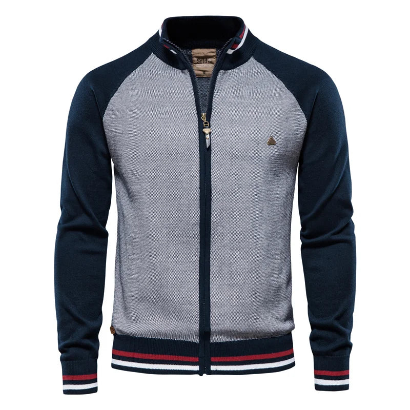 Caleb Premium Zip Knit Jacket