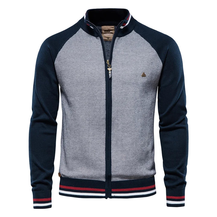 Caleb Premium Zip Knit Jacket