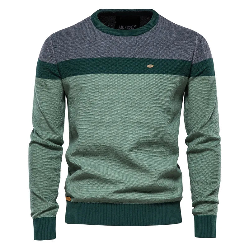 Elijah Colorblock Knit Crew